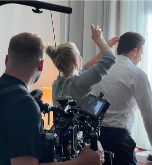 Filminspelning med Henrik Lundqvist för lansering av Next Chapter parfym